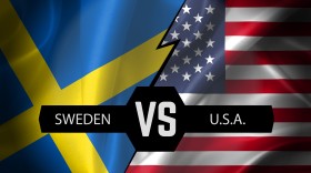 Stock Image: sweden vs usa