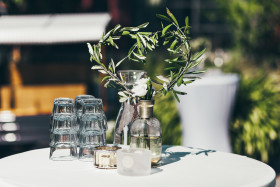 Stock Image: table decoration for wedding