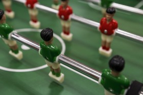 Stock Image: table foosball