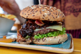 Stock Image: Tasty burger