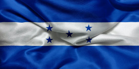 Stock Image: The flag of Honduras.