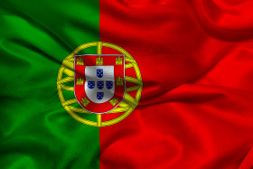 Stock Image: The flag of Portugal - Bandeira de Portugal