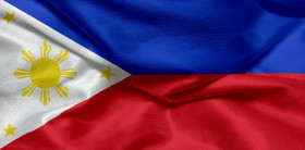 Stock Image: The national flag of the Philippines