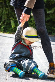 Stock Image: toddler has tantrum