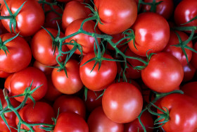 Stock Image: Tomatoes background
