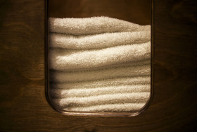 Stock Image: Towel dispenser