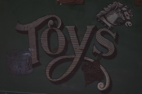 Stock Image: toys sign