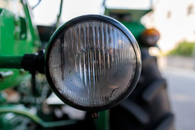 Stock Image: Tractor front light
