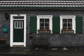 Stock Image: traditional old  german house