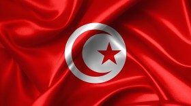 Stock Image: tunisian flag