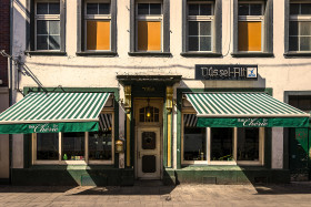 Stock Image: typical bar in dusseldorf