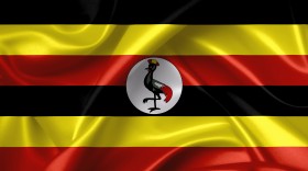 Stock Image: uganda flag