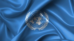 Stock Image: UN flag - United Nations