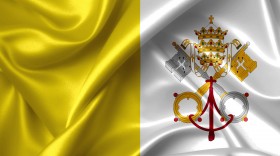 Stock Image: vatican flag