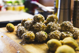 Stock Image: vegan food falafel