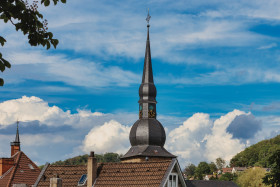 Stock Image: Velbert Langenberg Old Town