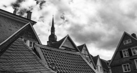 Stock Image: Velbert Langenberg Roofs