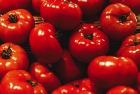 Stock Image: Very Nice Organic Ripe tomatoes