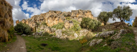 Stock Image: Villanueva de las Torres Analucia Mountain Landscape