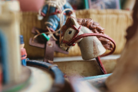 Stock Image: Vintage Hobbyhorse