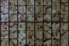 Stock Image: vintage old kitchen tile texture