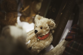 Stock Image: vintage teddy bear