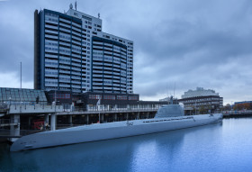 Stock Image: war submarine