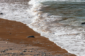 Stock Image: Water and beach