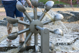 Stock Image: Water playground