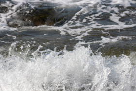 Stock Image: Waves on the sea