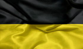 Stock Image: Waving flag of Gera