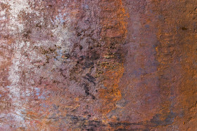 Stock Image: weathered red rusty metal texture