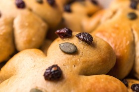 Stock Image: weckmänner fresh out of the oven