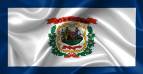 Stock Image: west virginia flag