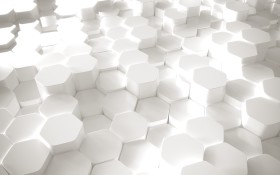 Stock Image: White 3D lozengo texture background