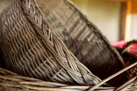 Stock Image: Wicker baskets