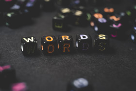 Stock Image: words blocks