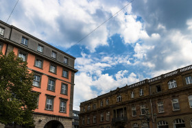 Stock Image: wuppertal barmen townhouses