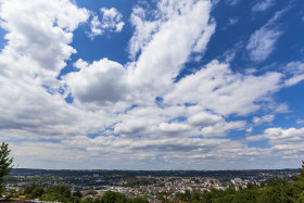 Stock Image: wuppertal cityscape panorama