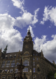 Stock Image: wuppertal elberfeld city hall