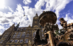 Stock Image: wuppertal elberfeld city hall