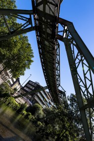 Stock Image: wuppertal monorail ohligsmuehle