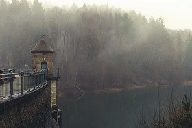 Stock Image: Wuppertal Ronsdorf Talsperre Dam