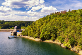 Stock Image: wuppertalsperre in germany