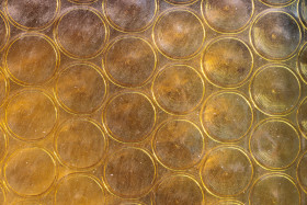Stock Image: Yellow glass window texture
