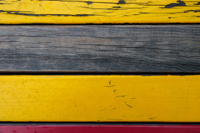 Stock Image: Yellow wooden wall texture