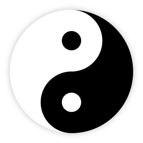 Stock Image: yin and yang png and vector