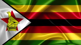 Stock Image: zimbabwe flag